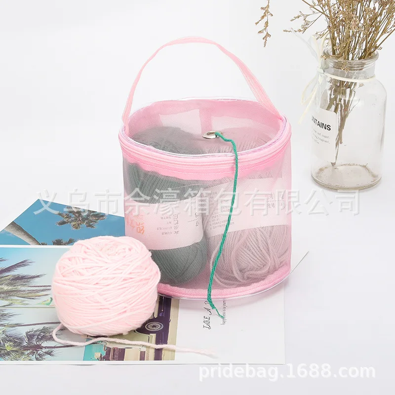 

Hot Sale New Reusable DIY Wool Tool Bag Breathable Mesh Bags Convenient Yarn Finishing Storage Mesh Bag Drop Shipping