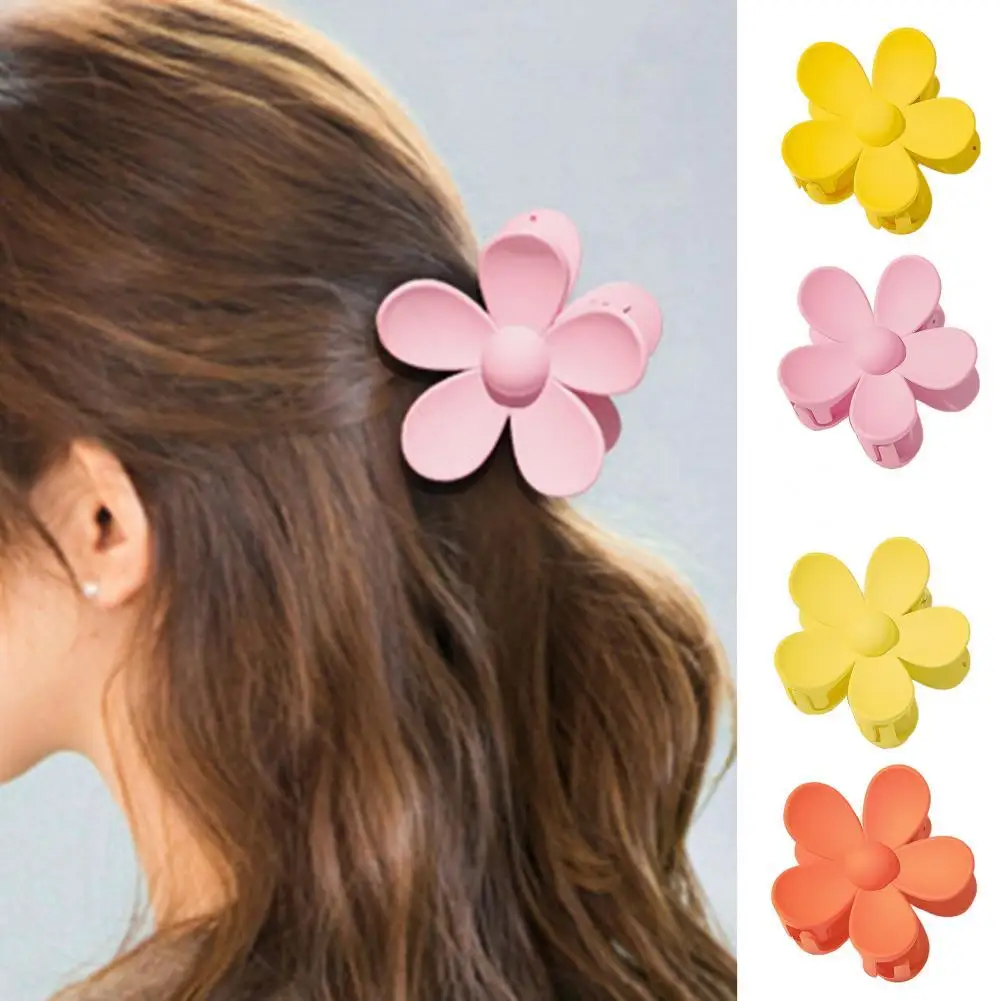 

Flower Jaw Clips Non Slip Ultra-light Hair Accessories Tortoise Hair Clamps Claw for Girl