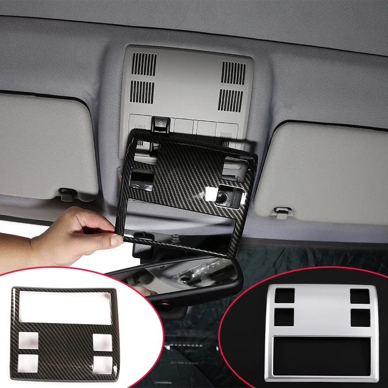 

For BMW X3 E83 2003-2010 Car Styling ABS Pearl Chrome Car Front Row Reading Light Frame Trim Sticker Car Interior Accessories