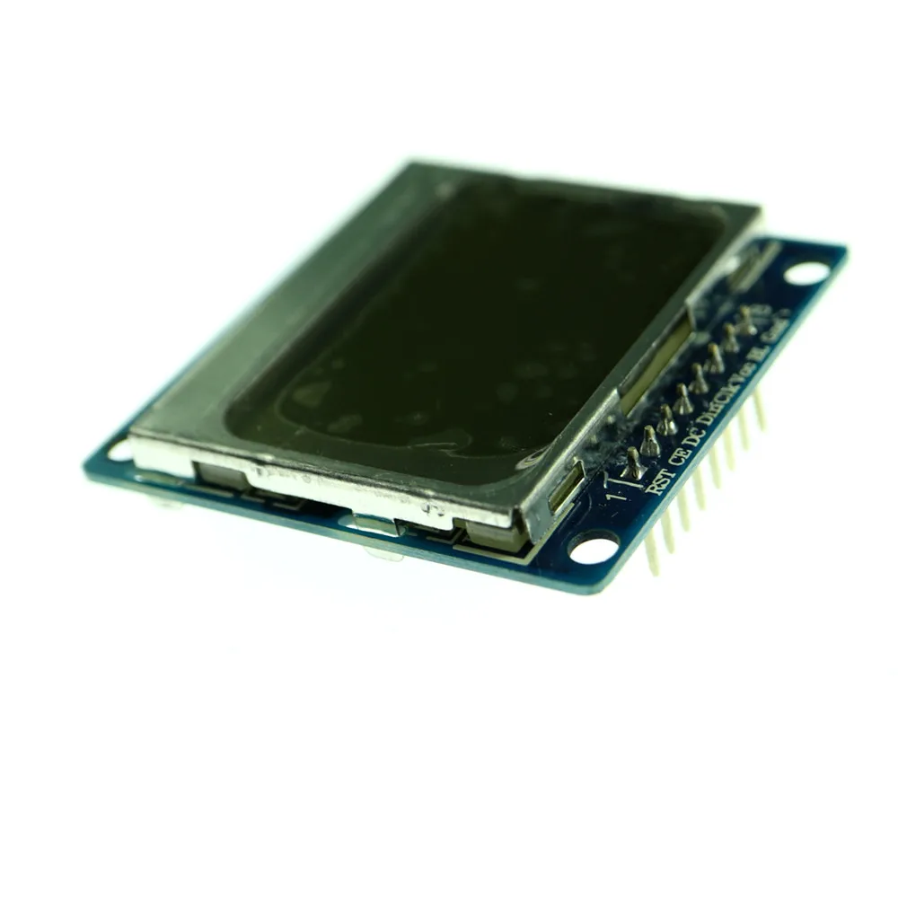 1pcs KJ208 blue 84X48 5110 LCD Module with backlight adapter PCB LCD5110 for Arduino | Электроника