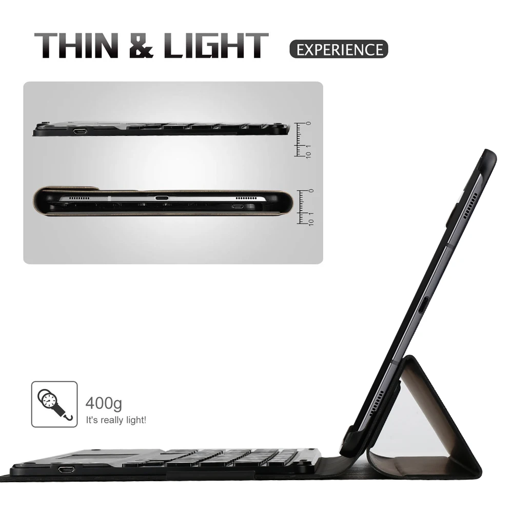 Чехол с французской клавиатурой для samsung Galaxy Tab S6 10,5 дюймов SM-T860/T865 чехол из искусственной кожи с откидной подставкой и Bluetooth клавиатурой