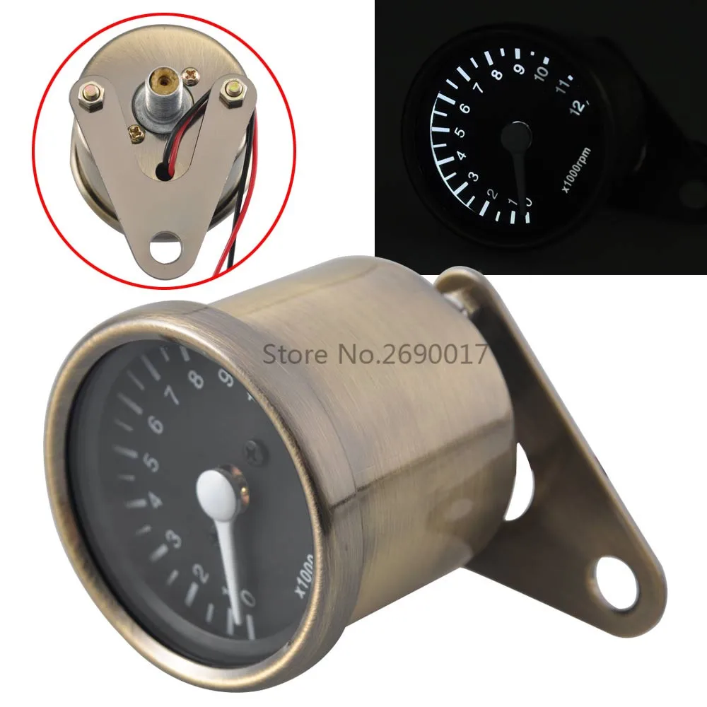 

Тахометр для мотоцикла, цифровой электронный индукционный светодиодный индикатор подсветки, универсальный