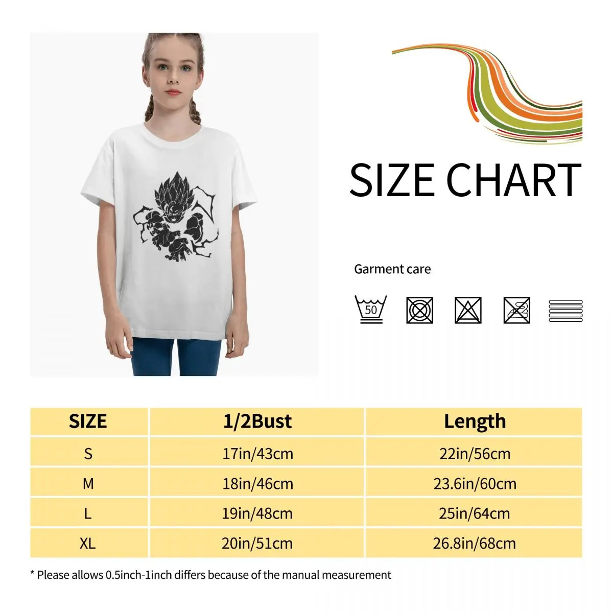 

Anime Fans Vegeta 2 Girls' tshirts fashion Short sleeveRound neck T-shirt