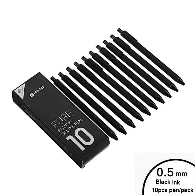 

Гелевые ручки YOUPIN KacoGreen KACO 0,5 мм чёрные и синие