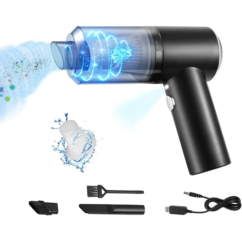 

Handheld Mini Vacuum Cleaner 120W 5500PA Portable Wireless Car Vacuum Cleane for Car Lightweight Led Light Wet&Dry Cleaning Home