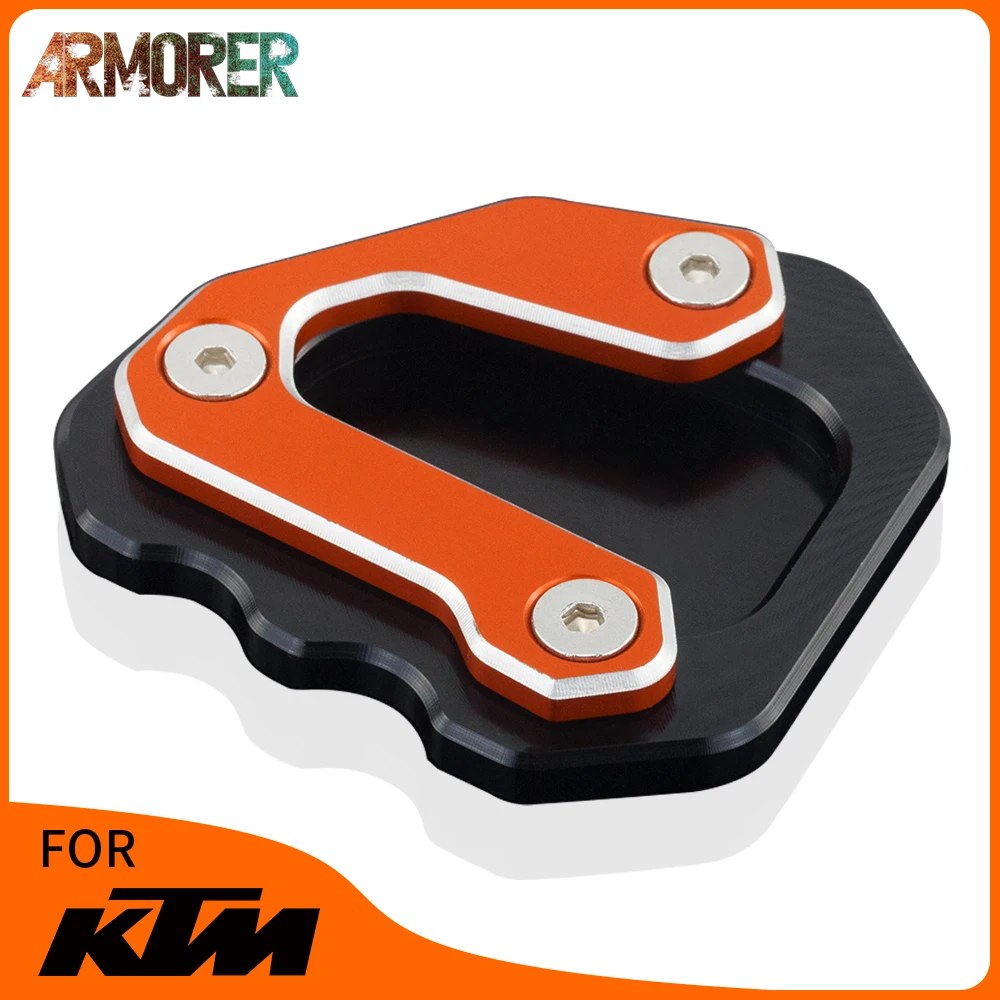 

Motorcycle CNC Parking Side Stand Enlarge Extension Pad Support Plate Kickstand pad For 1290 super r 2014 2015 2016 2017