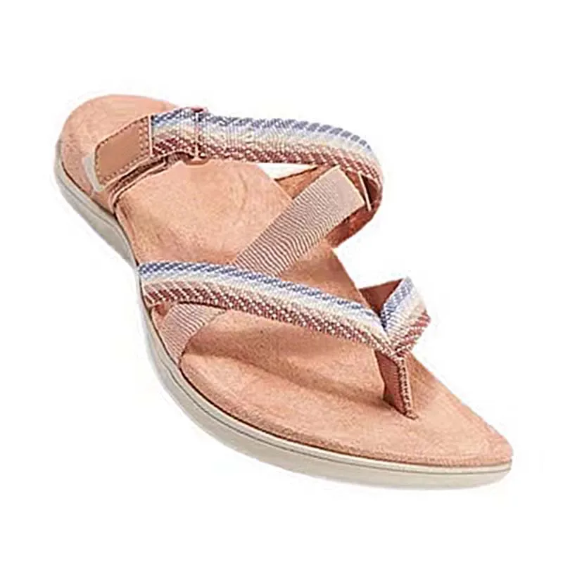 

2021 Sandals Women's Chunky Flats Shoes Female Slippers Platform Woman Leather Casual Shoes Beach Ladies Slippers Woman Sandal