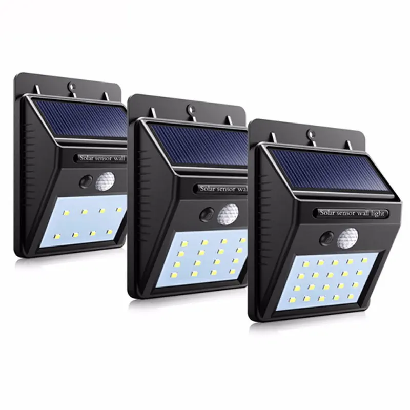 

LED outdoor solar sensor lampe automatisch wand wasserdicht garten licht motion Nacht lampen halten beleuchtung