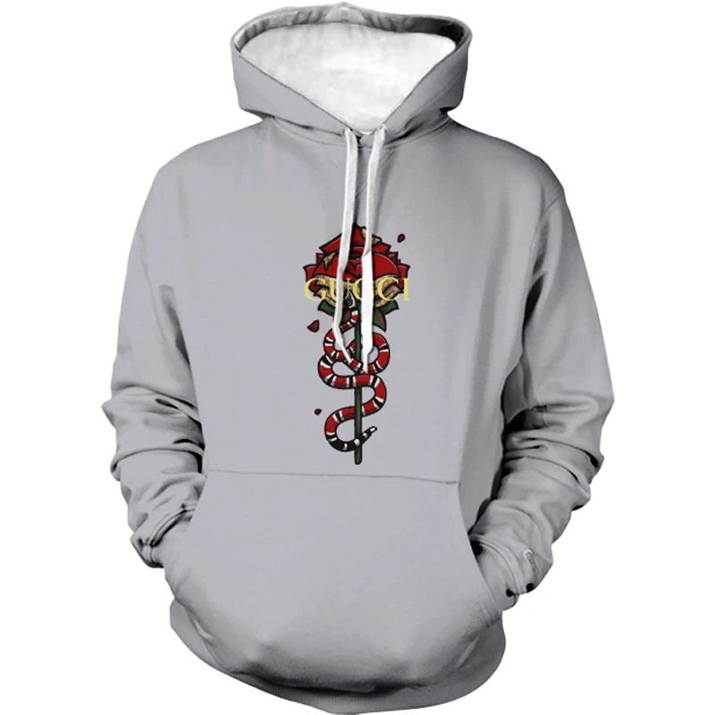 

2021 Fall/Winter Brand GG Hoodie Men's Women's Sweatshirt 3D Printing Fashion Street Pullover Hip Hop Harajuku Fitness Apparel