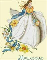 

YIXIAO Counted Cross Stitch Kit Cross stitch RS cotton with cross stitch JCD Magazine - Fairies