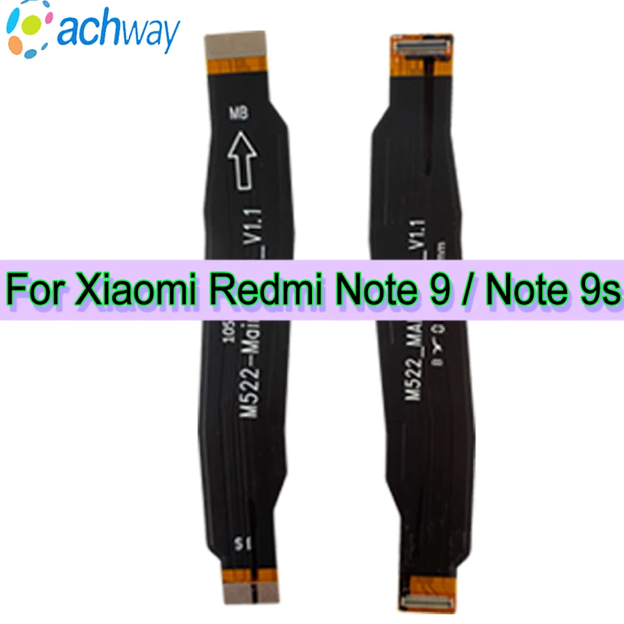 Гибкий кабель для материнской платы с ЖК-дисплеем XiaomI Redmi Note 9s Connector материнская