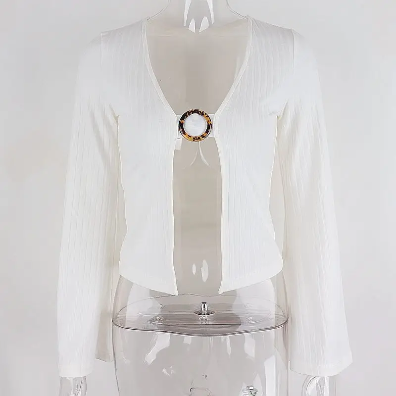 

Women's Elegant Blouse Office 2021 Long Sleeve Aesthetic Top Korean Fashion Button Up Beautiful White Shirt for Girl