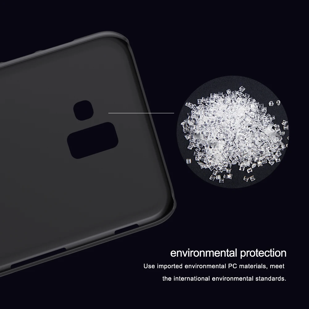 For Samsung Galaxy J6 Plus J6+ Case 6.0&quot NILLKIN Super Frosted Shield Matte PC Hard Phone Back Cover j6 Prime | Мобильные
