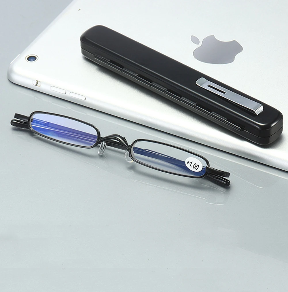 

New Design Mini Superthin Reading Glasses Women Men Rectangle Full-rim Reading Glasses +0.75 +1 +1.25 +1.5 +1.75 +2 +2.25 to +4