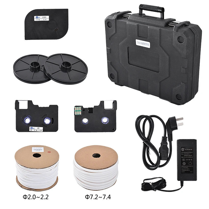 T800 трубчатый принтер с номером этикеток электронная машина для надписи