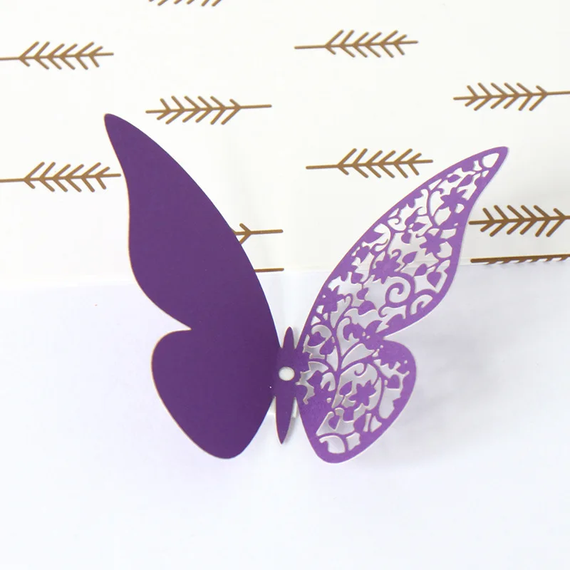 3D-моделирование бабочки трехмерная креативная для гостиной спальни телевизора