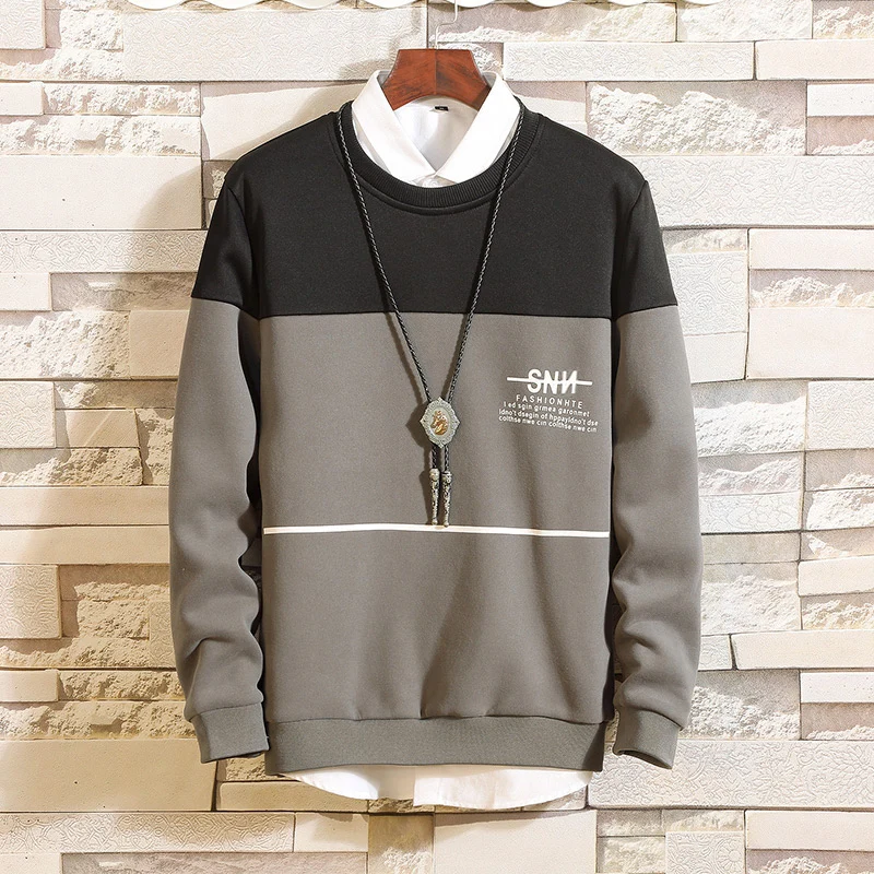 Новинка 2019 Мужская модная Повседневная Толстовка Fa25777 на осень и зиму мужские