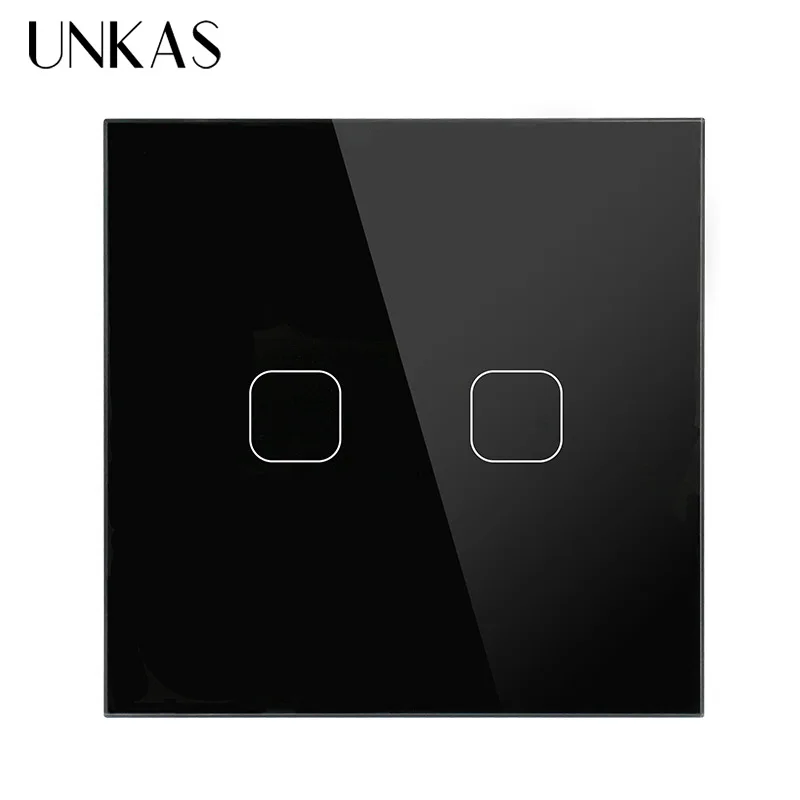 Сенсорный выключатель UNKAS для умного дома ЕС светодиодный настенный светильник
