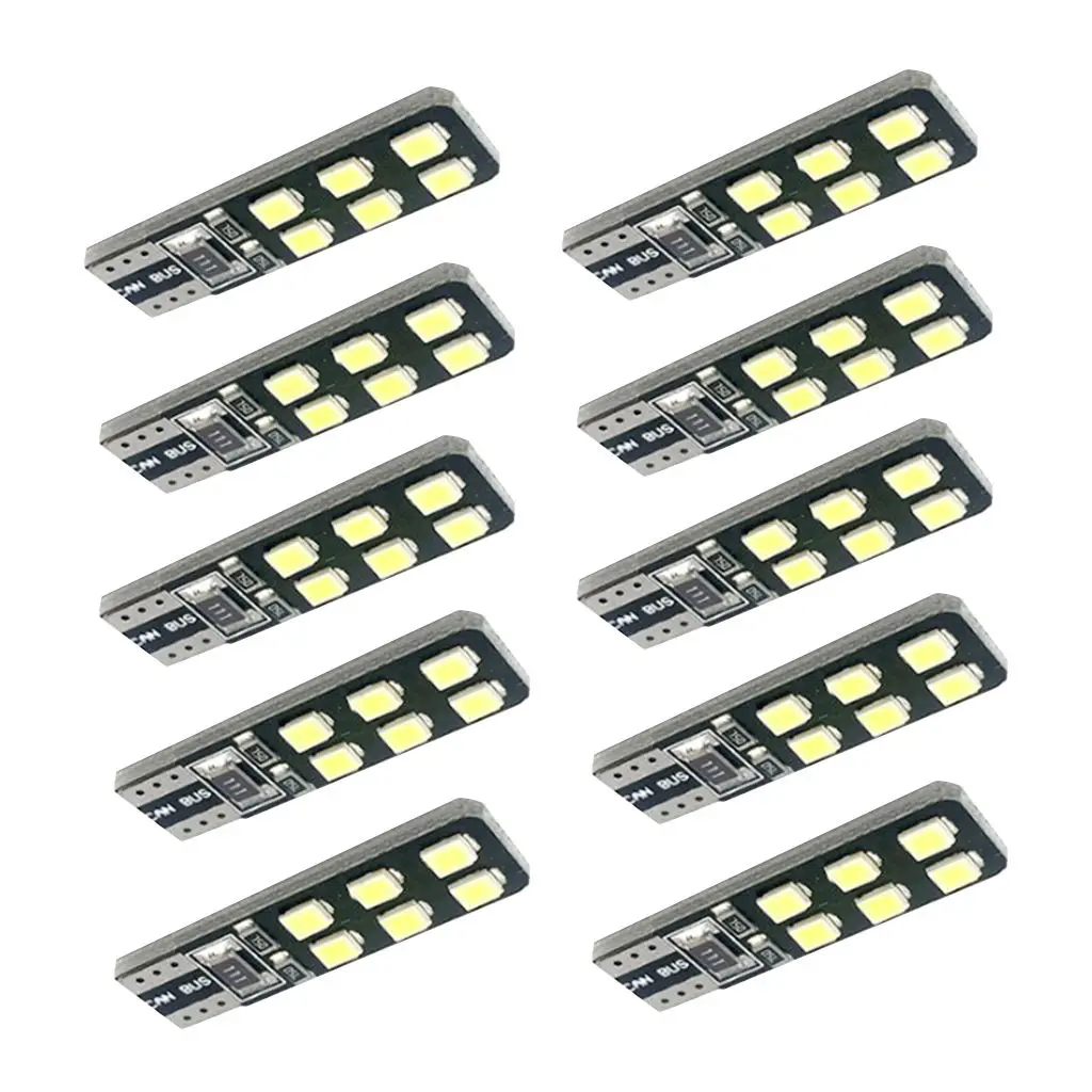 10 шт. Автомобильные светодиодные лампы T10 2835 12SMD | Автомобили и мотоциклы