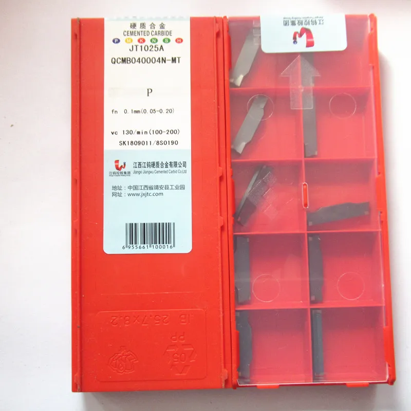10 шт. JT1225 QCMB030003N MT QCMB030004N GM QCMB040004N карбидная вставка для прорезания канавок