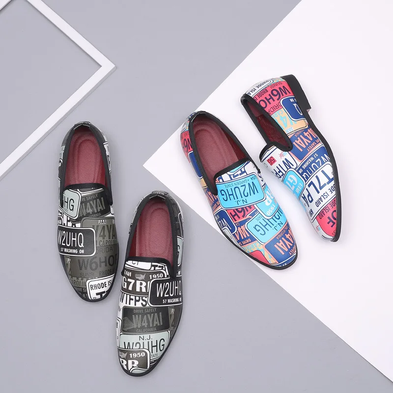 

2018 Genuine Leather Causal Shoes Men Slip On Loafers Moccasins Luxury Brand Design cheap shoe Oxford Plus Size 38-48