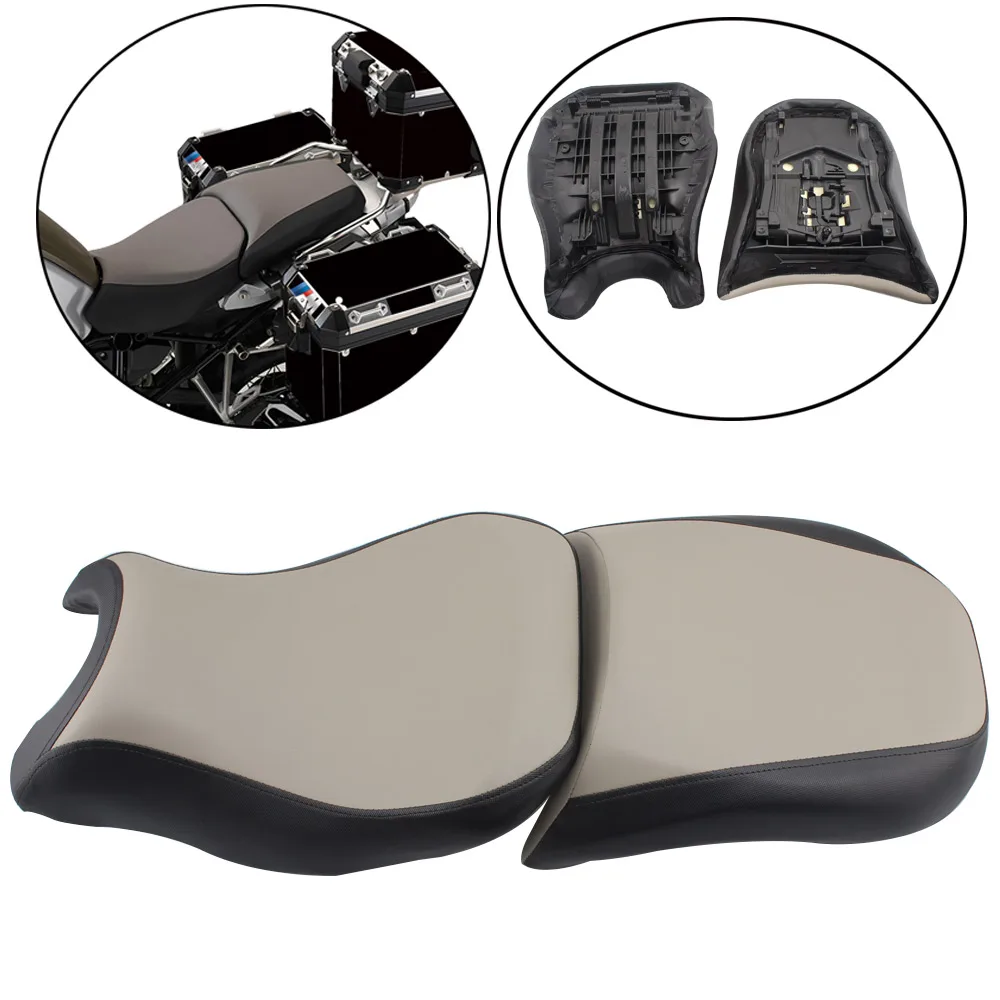 

Motorcycle Leather Protecting Cushion Front Rear Seat For BMW 2018-2020 R1200GS R1250GS ADV Saddle Seat Cover Accessories