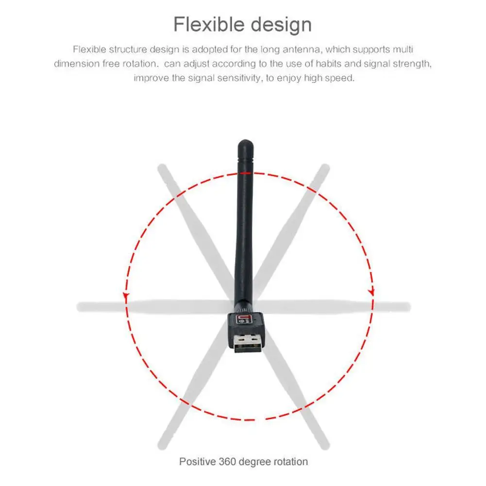Мини USB беспроводная WiFi сетевая карта 150 Мбит/с 802.11n/g/b w/антенна LAN адаптер| |