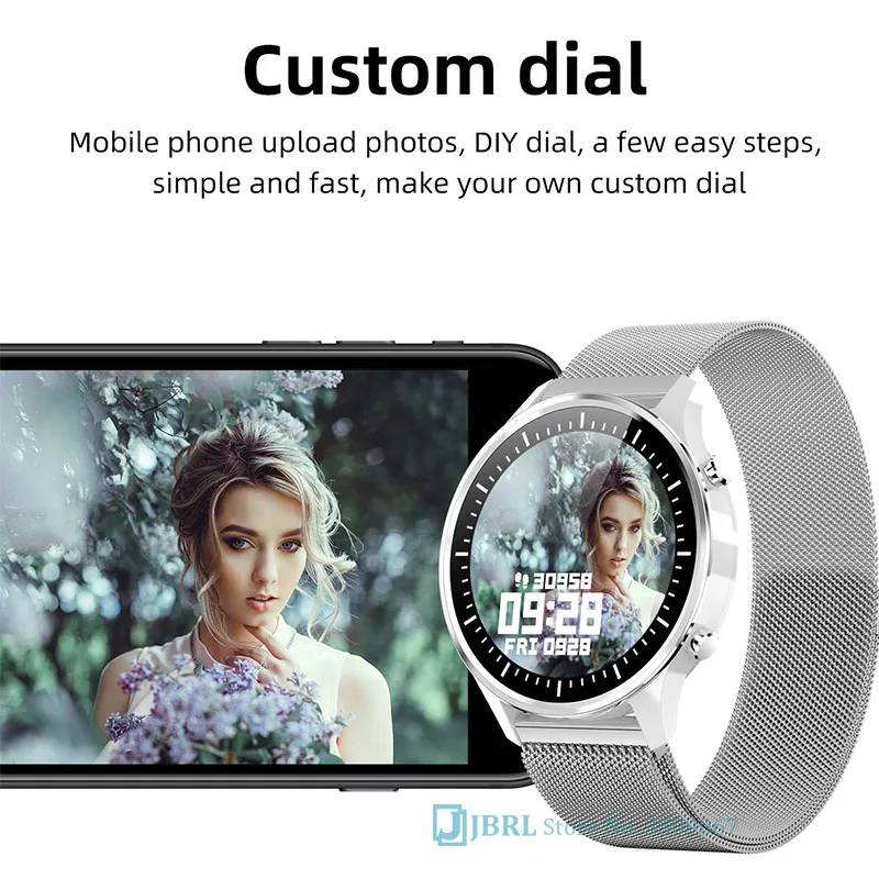 Спортивные Hd Full Touch цифровые часы для мужчин и женщин мужские наручные DIY Dail Bluetooth