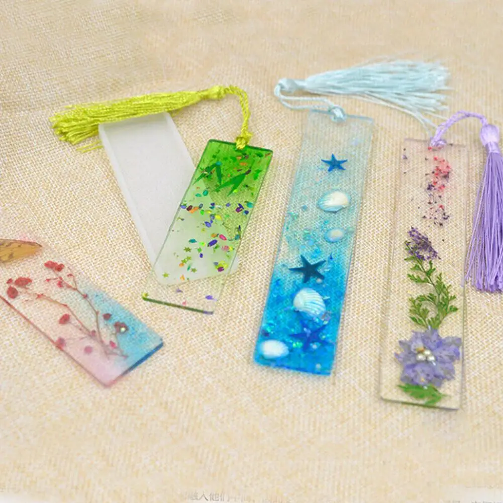 

1 Pc Silicone Hand Drawn Bookmark Guided Reading Paper Bookmarks Book Notes Reading Item Creative Gift DIY for Office Stationery