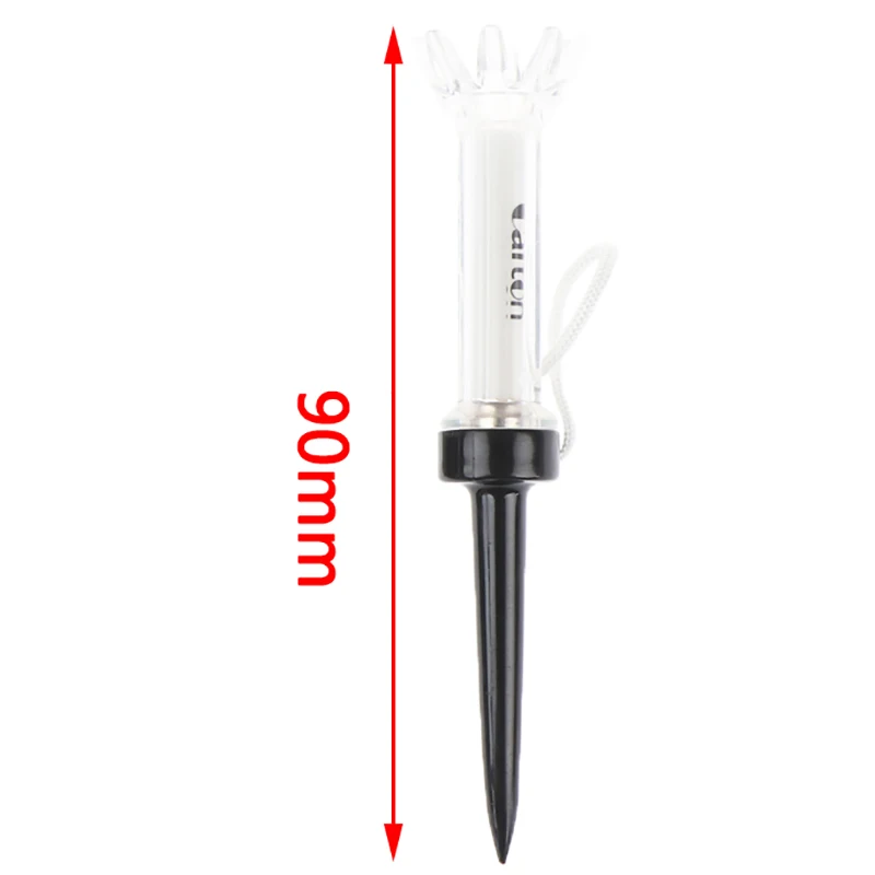 

5PCS 360 Rotation Golf Tees 90mm Tee Golf Magnetic Step Down Golf Ball Holder