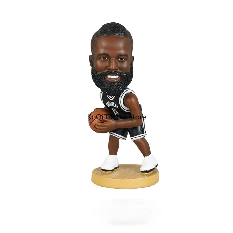 

Resin Model Shakeable Action Figures Toys for NBA Basketball Star Harden Jordan Kobe Bryant Sports Dolls Home Car Decoration