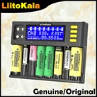 Оригинальное зарядное устройство LiitoKala Lii-S8, li-ion 3,7 в NiMH 1,2 в, Li-FePO4 3,2 В IMR 3,8 в для 18650 26650 21700 26700 AA AAA
