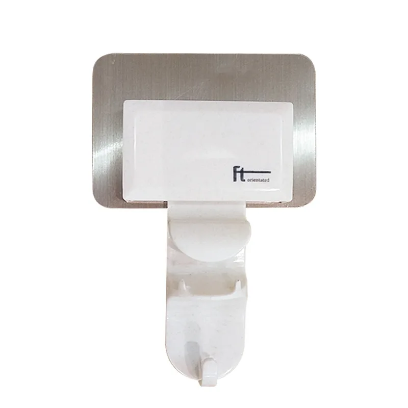 Креативный бесшовный вешалка для ванной комнаты Мощный настенный умывальник