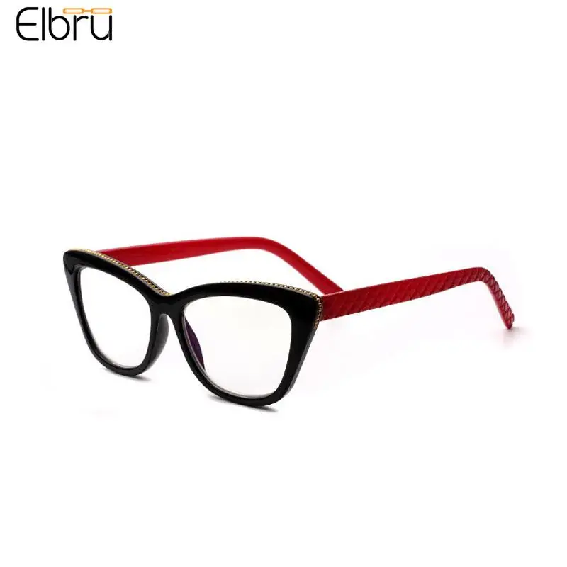 

Elbru Retro Cat Eye Reading Glasses Fashion Women Men Computer Presbyopia Optical Eyeglasses Diopter+1.0~+3.5 Elders Eyewear