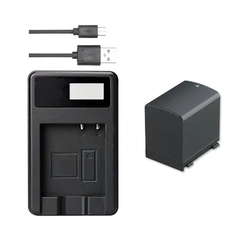 BP-819, BP819, BP827 BP-807 BP-808 BP808 BP-809 Батарея+ USB Зарядное устройство для Canon LEGRIA HF M31 HF M32 HF M36 HF S10 HF S21 iVIS HF10