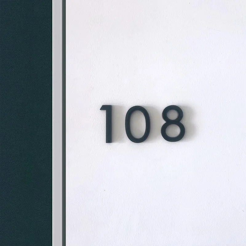 70 мм номер дома буквы большая современная дверь Алфавит открытый