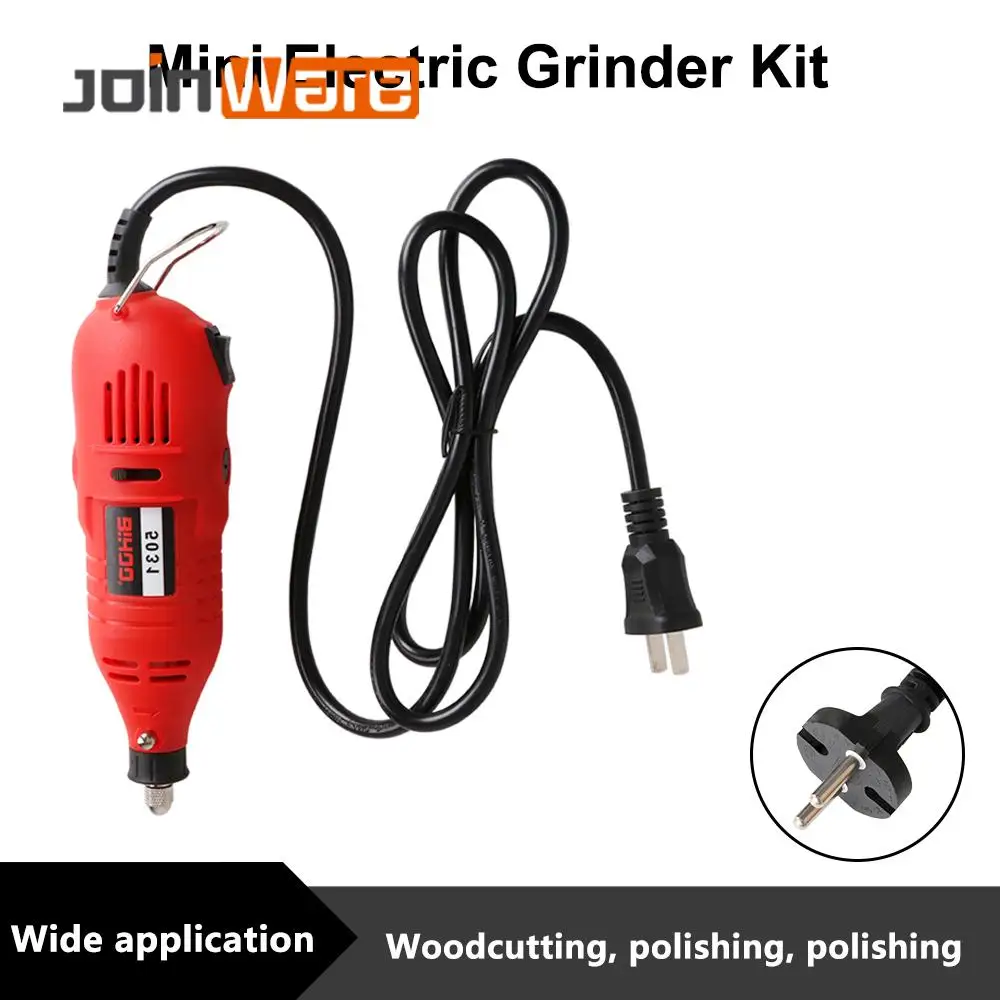 

Electric Mini Round Flat Head Die Grinder Double Switch Chuck 180W variable Speed Rotating Tol