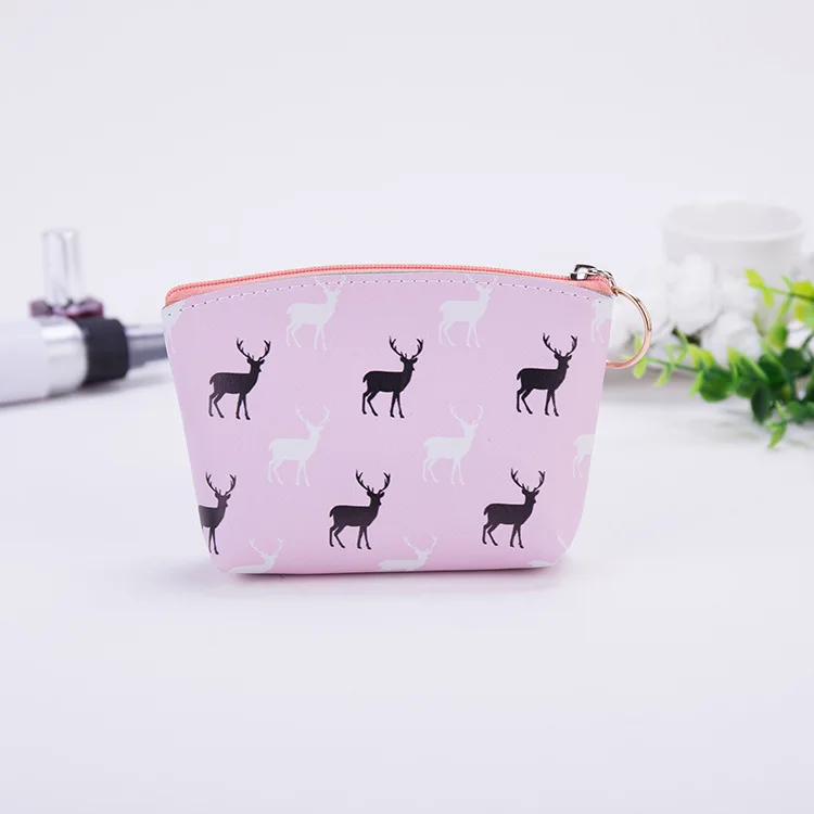 pu leather coin earphone credit card change bag for women's ticket | Багаж и сумки