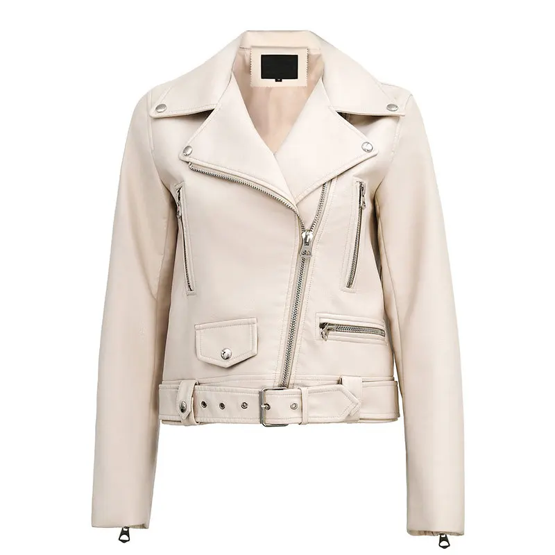 

2020 Winter Punk Jacket Women PU Coat Classic Short Jacket Cool Women Leather Coat Cropped Tops Women Chaqueta Mujer Streetwear