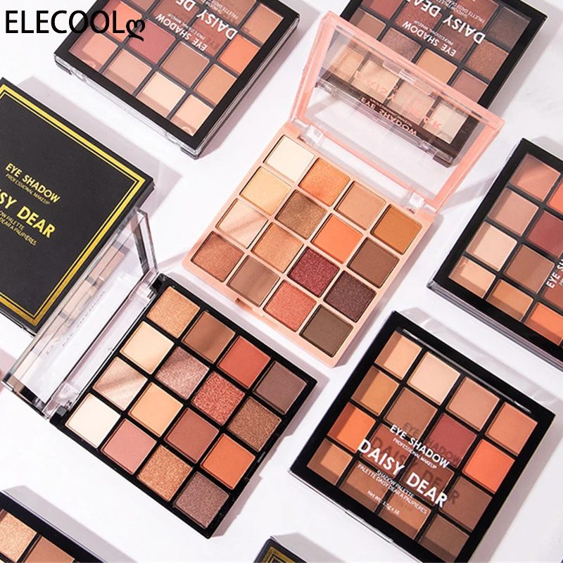 

ELECOOL16 Color Matte Eyeshadow Palette Glitter Eye Shadow Waterproof Long Lasting Make Up Pallet Shimmer Fashion Women Cosmetic