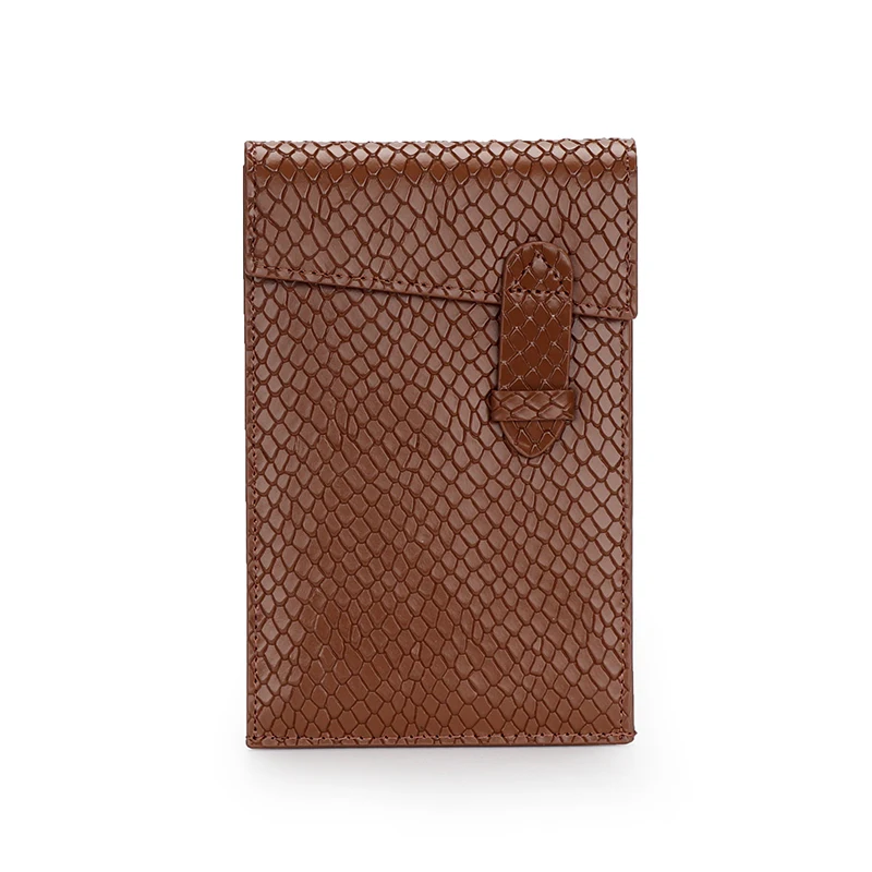 

Новый кожаный держатель для карт женский тонкий кошелек со змеиным узором с несколькими отделениями для карт из воловьей кожи специально р...
