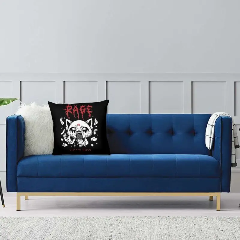 Агрессивный чехол Aggretsuko для диванной подушки караоке и манги | Дом сад