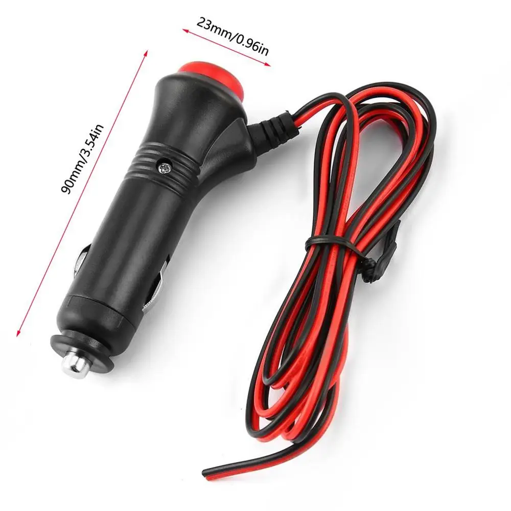 Новинка 12 в 24 В штекер автомобильный Мотоцикл гнездо прикуривателя разъем вкл.