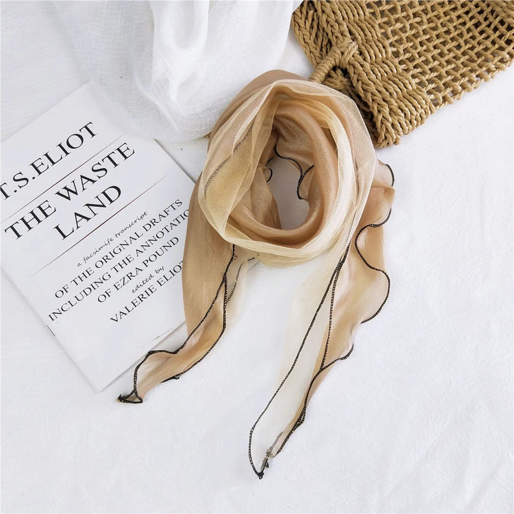 Новое поступление Осенний бандана шейный платок дышащий новинка шарф для женщин|