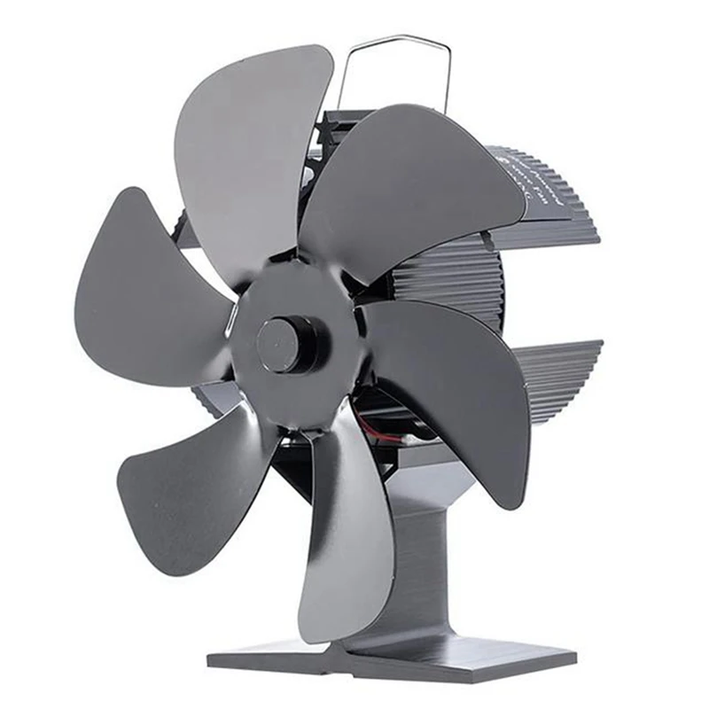 

6 лезвий вентилятор для печи, работающий от тепловой энергии Home вентилятор для камина Тихая деревянная горелка Ecofan, эффективное распределен...