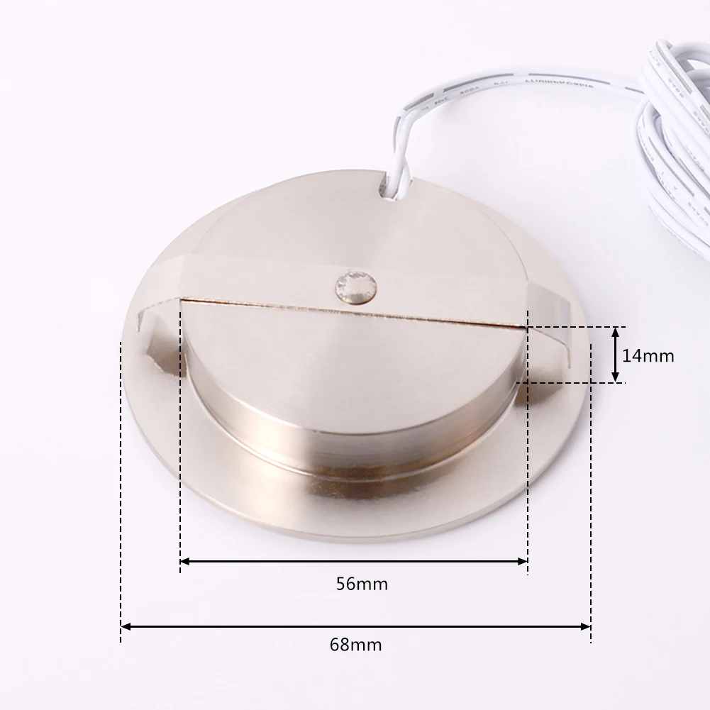 

12V Low Voltage Ultra-Thin Concealed Mini LED Downlight LED Display Cabinet Light Kitchen Cabinet Light With 2M Terminal Wire