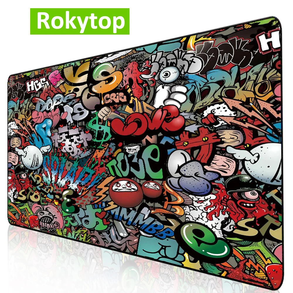 Игровой коврик для мыши большой компьютерный резиновый игровой Настольный ПК