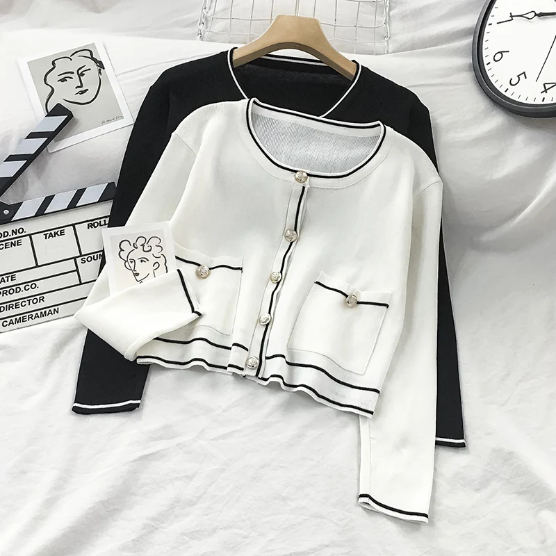 Новинка 2021 вязаный кардиган пальто на раннюю осень шикарный нежный Приталенный