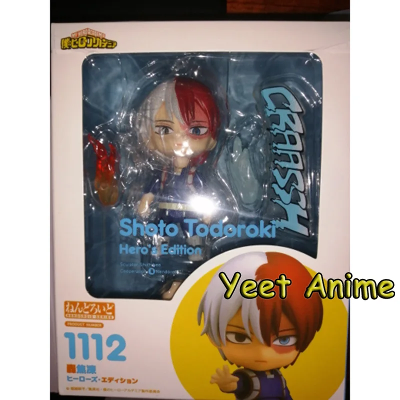 

Hot Anime Figure 10CM My Hero Academia 1112# Todoroki Shoto Can Change Face Q Version PVC Action Figure Collection Doll Toy Gift