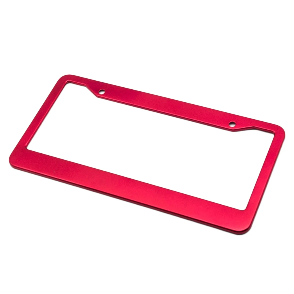 

Universal Car License Plate Frame Holder Aluminum Alloy Number Plate Bracket Automotive Accessory